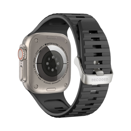Decoded Ultra Traction - silikonowy pasek do Apple Watch 49/45/44/42 mm Gen 1-9 - SE (black) (D24AWS49UTS1GE)