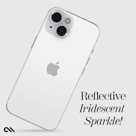 Case-Mate Sparkle Lens Protector - Szkło ochronne na aparat iPhone 15 / iPhone 15 Plus (Twinkle) (CM051700)