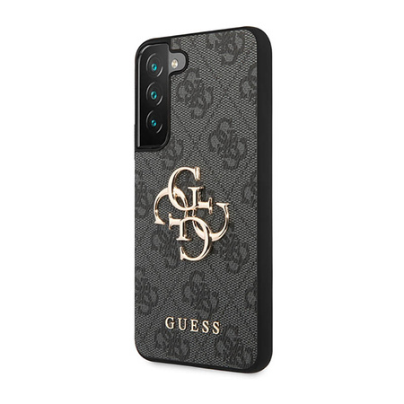 Guess 4G Big Metal Logo - Etui Samsung Galaxy S23 (szary) (GUHCS23S4GMGGR)
