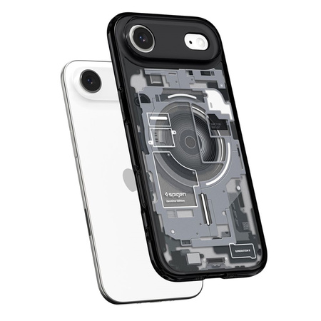 Spigen Ultra Hybrid Mag MagSafe - Etui do iPhone Air (Zero One Black) (ACS10320)