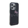 Hello Kitty IML Kitty Face - Etui iPhone 15 Pro Max (czarny) (HKHCP15XHKHLK)