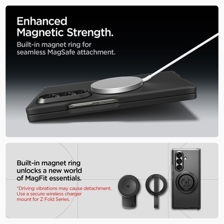 Spigen Tough Armor Pro Mag MagSafe - Etui do Samsung Galaxy Z Fold 7 (Black) (ACS09549)