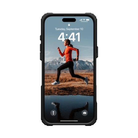 UAG Plasma XTE Magsafe - obudowa ochronna do iPhone 16 Pro kompatybilna z MagSafe czarny/pomarańczowy  (114474114097)