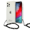 Guess Black Pearl Strap - Etui iPhone 12 Pro Max (przezroczysty) (GUHCP12LKPSBK)
