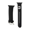 Karl Lagerfeld 3D Rubber Choupette Head NFT - Pasek do Apple Watch 42/44/45/49 mm (czarny) (KLAWLSLCNK)