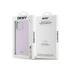 DKNY Liquid Silicone Small Metal Logo MagSafe - Etui iPhone 14 Pro Max (różowy) (DKHMP14XSMCHLP)