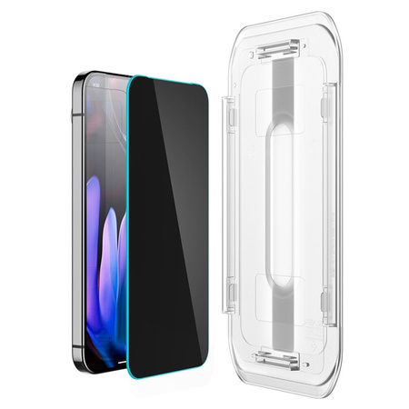 Spigen GLAS.TR EZ FIT Privacy 2-Pack - Szkło hartowane z filtrem prywatyzującym do Google Pixel 9 Pro XL 2 szt (AGL09313)
