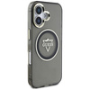 Guess IML Metal Mountain Logo MagSafe - Etui do iPhone 16 (czarny) (GUHMP16SHFGTMSLSK)