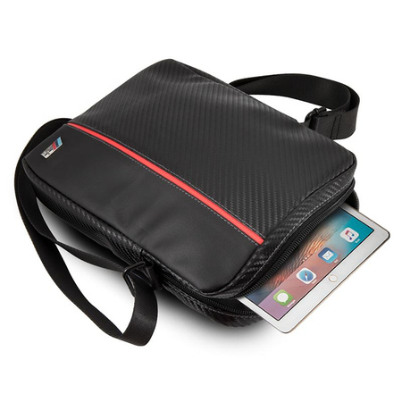 BMW Urban Collection - Torba na tablet 10" (Carbon/Red Strips) (BMTB10CAPRBK)