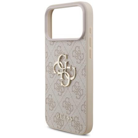 Guess 4G Big Logo - Etui iPhone 17 Pro Max (różowy) (GUHCP17X4GMGPI)