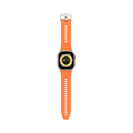 Decoded Ultra Traction - silikonowy pasek do Apple Watch 49/45/44/42 mm Gen 1-9 - SE (apricot) (D24AWS49UTS1AH)