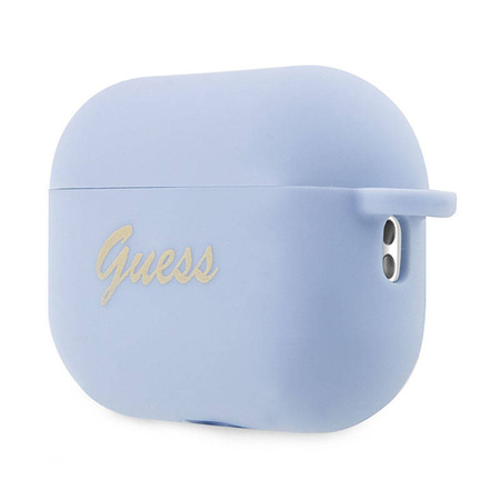 Guess Silicone Heart Charm - Etui AirPods Pro 2 (niebieski) (GUAP2LSCHSB)