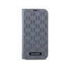 Karl Lagerfeld Booktype Saffiano Monogram - Etui iPhone 14 (Srebrny) (KLBKP14SSAKLHPG)