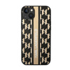 Karl Lagerfeld Monogram Stripe - Etui iPhone 14 Plus (brązowy) (KLHCP14MPGKLSKW)