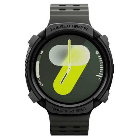 Spigen Rugged Armor - Obudowa do Samsung Galaxy Watch 8 44 mm (Matte Black) (ACS10006)