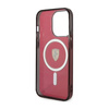Ferrari Translucent MagSafe - Etui iPhone 14 Pro Max (Czerwony) (FEHMP14XURKR)