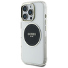 Guess IML Metal Colored Circle Classic Logo MagSafe - Etui do iPhone 16 Pro Max (czarny) (GUHMP16XHTDRCEDK)