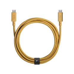 Native Union Belt Cable Pro 240W - kabel USB-C - USB-C, 2,4 m (kraft) (BELT-PRO2-KFT-NP)