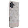 Guess 4G Bottom Stripe - Etui iPhone 16 Plus (różowy) (GUHCP16MG4GLPI)