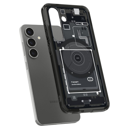 Spigen Ultra Hybrid Mag MagSafe - Etui do Samsung Galaxy S25 (Zero One Black) (ACS09003)