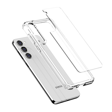 Crong Crystal Shield Cover - Etui Samsung Galaxy S23 (przezroczysty) (CRG-CSHC-SGS23-TRS)