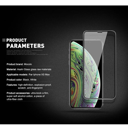Mocolo 3D Glass - Szkło ochronne iPhone 11 Pro Max / Xs Max (PG3387)