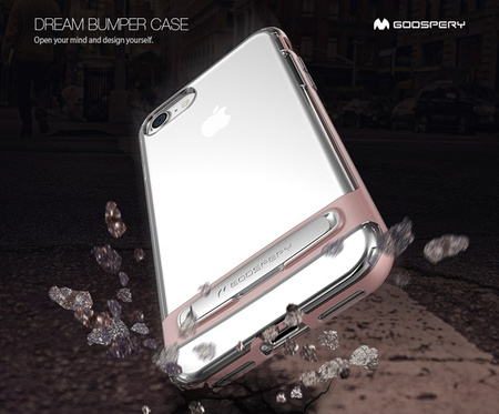 Mercury Dream Bumper - Etui Samsung Galaxy S9 z metalową podstawką (złoty) (7631)