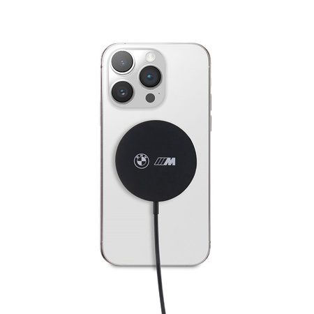 BMW M Edition - Ładowarka indukcyjna MagSafe 15W (czarny) (BMCBMSPLK)