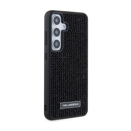 Karl Lagerfeld Rhinestone Metal Logo - Etui Samsung Galaxy S24 (czarny) (KLHCS24SHDSPRK)