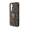 Guess Grip Stand 4G Triangle Strass Logo - Etui Samsung Galaxy S24 (brązowy) (GUHCS24SPGS4TDW)