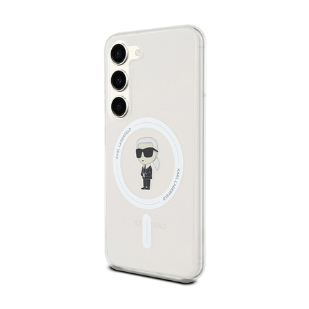 Karl Lagerfeld IML Ikonik MagSafe - Etui Samsung Galaxy S24 (przezroczysty) (KLHMS24SHFCKNOT)
