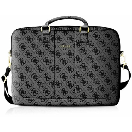 Guess 4G Uptown Computer Bag - Torba na notebooka 16" / 15" (szary) (GUCB154GG)