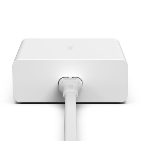 Belkin 108W 4 porty USB GaN ładowarka biurkowa - biały (WCH010VFWH)