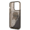 Karl Lagerfeld Liquid Glitter NFT Karl's Head - Etui iPhone 14 Pro (czarny) (KLHCP14LLNKHCK)