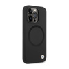 BMW Signature Liquid Silicone MagSafe - Etui iPhone 14 Pro Max (czarny) (BMHMP14XSILBK2)