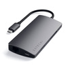 Satechi Hub Multiport V2 z USB-C na HDMI, Ethernet, USB 3.0, SD, microSD - Gwiezdna szarość (ST-TCMA2M)