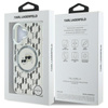 Karl Lagerfeld IML Monogram Karl & Choupette Head MagSafe - Etui iPhone 16 (przezroczysty) (KLHMP16SHMCKMHT)