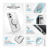 Speck Presidio Perfect-Clear MagSafe - Etui iPhone 16 (Clear / Chrome Finish / Serene Silver) (150757-3240)