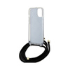 Guess Crossbody Cord 4G Print - Etui iPhone 15 (czarny) (GUHCP15SHC4SEK)