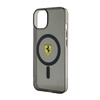 Ferrari Translucent MagSafe - Etui iPhone 14 (Czarny) (FEHMP14SURKK)