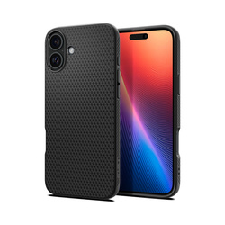 Spigen Liquid Air - Etui do iPhone 16 Plus (Matte Black) (ACS08066)