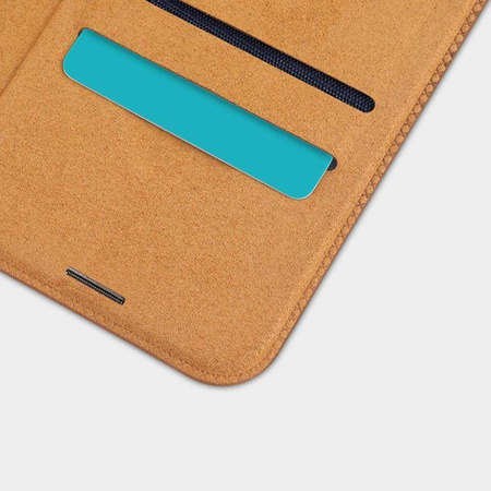 Nillkin Qin Leather Case - Etui Apple iPhone 12 Pro Max (Brown) (IP67-01675)
