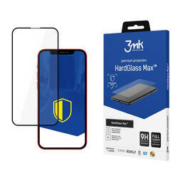 3mk HardGlass Max - Szkło hartowane do iPhone 13 / iPhone 13 Pro (Czarny) (3MK_5903108435284)