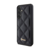 Guess Quilted Metal Logo - Etui Samsung Galaxy S23 FE (czarny) (GUHCS23FEPSQSQSK)