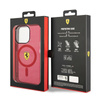 Ferrari Translucent MagSafe - Etui iPhone 14 Pro Max (Czerwony) (FEHMP14XURKR)