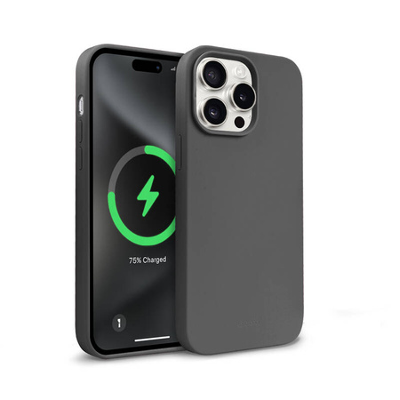 Crong Color Cover Magnetic - Etui iPhone 15 Pro MagSafe (tytanowy) (CRGCOLRMIP1561PTTN)