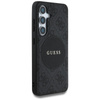 Guess 4G Round Patch Classic Logo MagSafe - Etui do Samsung Galaxy S25+ (czarny) (GUHMS25MP4PGRSGK)