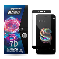 Crong 7D Nano Flexible Glass - Szkło hybrydowe 9H na cały ekran Xiaomi Redmi 5A (CRG-7DNANO-XR5A)