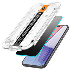 Spigen GLAS.TR EZ FIT Privacy - Szkło hartowane z filtrem prywatyzującym do iPhone 15 Plus / 16 Plus (AGL07119)