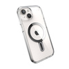 Speck Presidio Perfect-Clear ClickLock & MagSafe - Etui iPhone 16e / iPhone 15 / iPhone 14 / iPhone 13 (Clear / Chrome Finish / Serene Silver) (150441-3199)